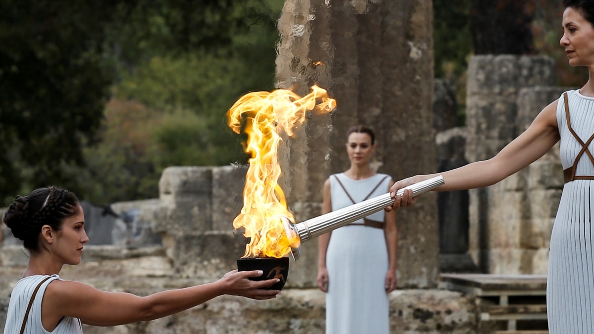 La antorcha de los Juegos Olímpicos Pyeongchang 2018 es encendida en Grecia La antorcha de los Juegos Olímpicos Pyeongchang 2018 es encendida en Grecia