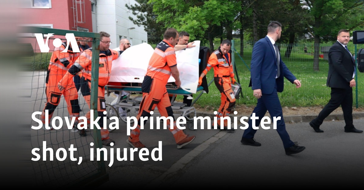 Slovakia prime minister shot, injured