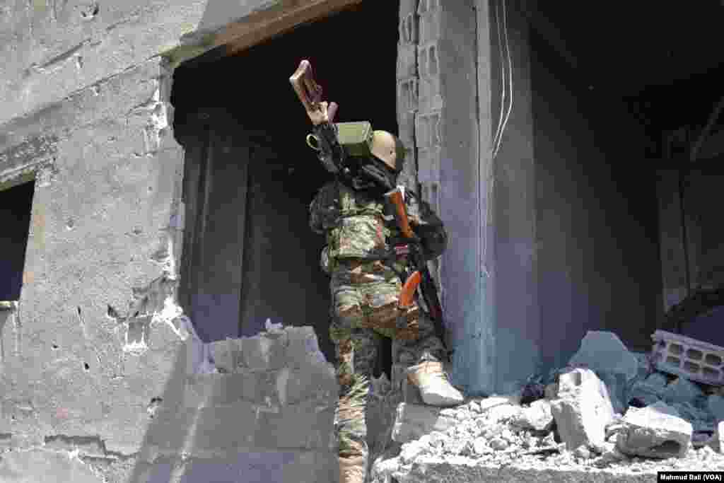 SDF Fighters in Raqqa