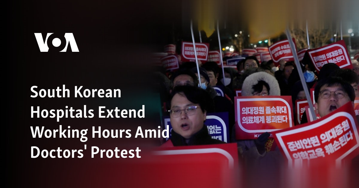 Les hôpitaux sud-coréens prolongent leurs heures de travail malgré les protestations des médecins