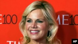 FILE - Gretchen Carlson, now chairwoman of the Miss America board, attends a Time magazine gala in New York, April 25, 2017. Former Miss America winners and state pageant officials are split over the leadership and direction of the organization.