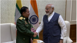 အိန္ဒိယ ရောက်မြန်မာတပ်ချုပ် နှစ်နိုင်ငံကာကွယ်ရေး ပူးပေါင်းဆောင်ရွက်မှု MOU ရေးထိုး