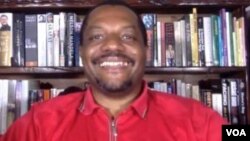 Journalist Hopewell Chin'ono. (VOA)