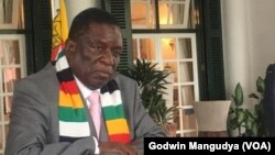 Mutungamiri wenyika VaEmmerson Mnangagwa 