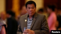 Presiden Filipina Rodrigo Duterte menyalahkan Amerika atas konflik dengan warga Muslim di Filipina selatan (foto: dok).
