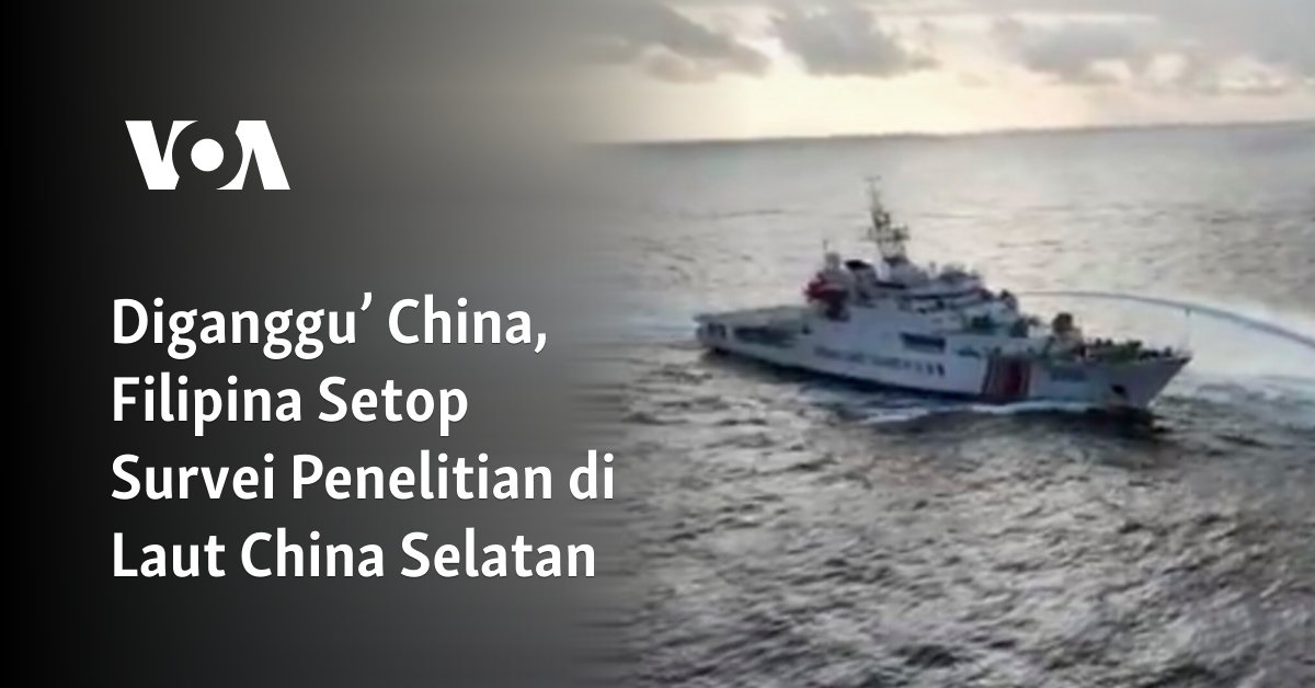 Diganggu’ China, Filipina Setop Survei Penelitian di Laut China Selatan