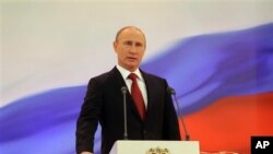 Presiden Vladimir Putin berjanji untuk menjadikan Angkatan Udara sebagai prioritas dalam upaya memperkuat militer Rusia (foto: dok). 