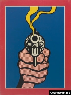 Roy Lichtenstein's screenprint of a revolver similar to the one used to assassinate Robert Kennedy dominated the cover of Time magazine's June 21 issue. (National Portrait Gallery, © Estate of Roy Lichtenstein)