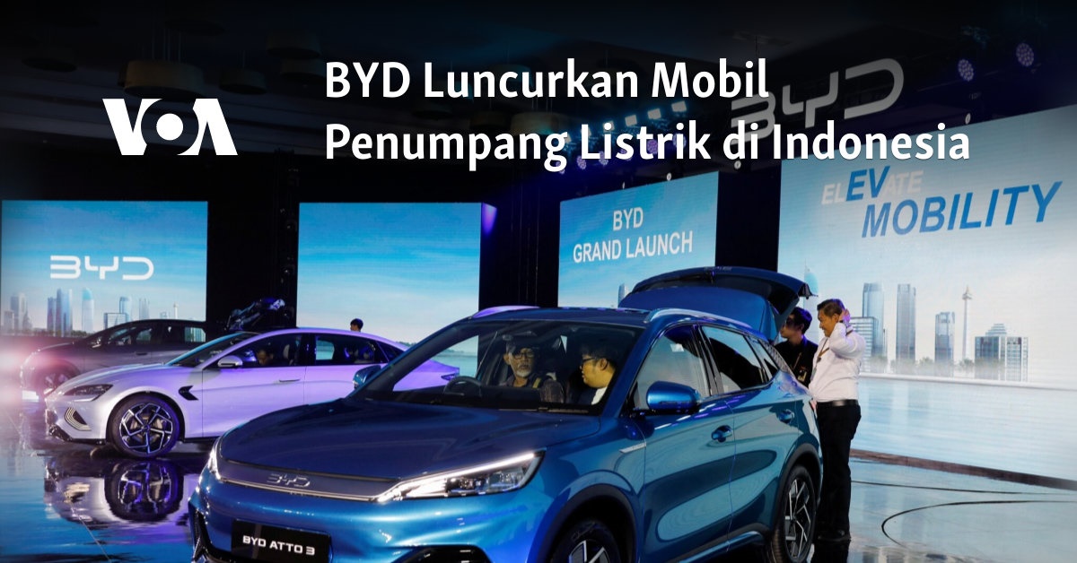 BYD Luncurkan Mobil Penumpang Listrik Di Indonesia