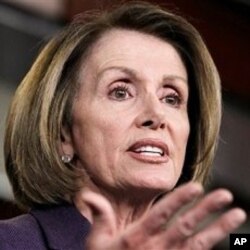 Outgoing House Speaker Nancy Pelosi of California speaks during a news conference on Capitol Hill in Washington, 4 Jan 2011