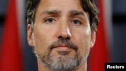 Le Premier ministre canadien Justin Trudeau lors d'une conférence de presse à Ottawa, Ontario, Canada, le 11 janvier 2020. (Photo: REUTERS/Blair Gable)