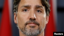 Le Premier ministre canadien Justin Trudeau lors d'une conférence de presse à Ottawa, Ontario, Canada, le 11 janvier 2020. (Photo: REUTERS/Blair Gable)