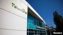 Tekmira Pharmaceuticals Corporation's head office is pictured in Burnaby, British Columbia Aug. 5, 2014. 