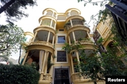 A view of an old heritage building in Beirut, Lebanon, Jan. 28, 2018.