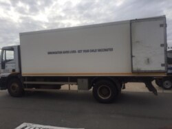 Vehicles ferrying Sinopharm COVID-19 vaccine to storage facilities in Harare. (Photo: Rutendo Mawere)
