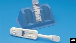 OraQuick, alat untuk melakukan tes pertama HIV di rumah yang telah disetujui FDA (foto: dok).