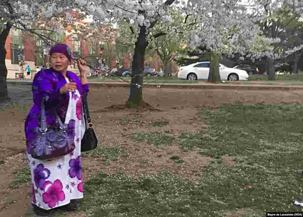 Turistas deixam-se fotografar nos jardins que ladeiam o monumento de Washington