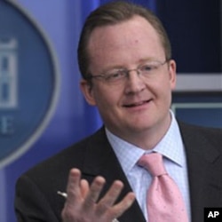 White House Press Secretary Robert Gibbs speaks during the daily briefing at the White House in Washington, Tuesday, Dec. 22, 2009.