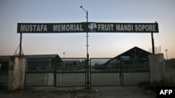 A picture of the closed Mustafa Memorial Fruit Mandi, a wholesale fruit market, in Sopore, north Kashmir, September 13, 2019. Picture taken September 13, 2019. REUTERS/Francis Mascarenhas