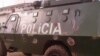 Blindado da policia de Moçambique