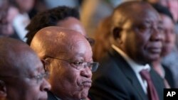 Le président sud-africain Jacob Zuma, 6 août 201.