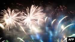 Fireworks lit the sky in most parts of the world as nations celebrated the coming of the new year.