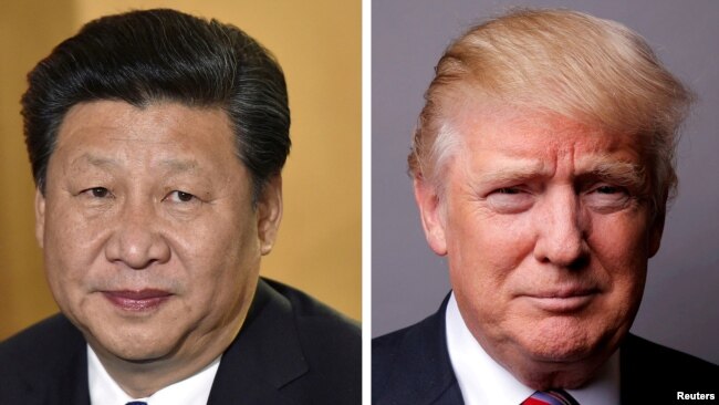 Tổng thống Mỹ Donald Trump và Chủ tịch Trung Quốc Tập Cận Bình
