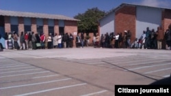 Long voting queue in Bulawayo