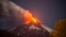 View of the Volcano Villarrica in southern Chile which began erupting on March 03, 2015 forcing the evacuation of some 3,000 people in nearby villages, the government said. 