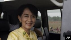 Pemimpin pro-demokrasi Burma, Aung San Suu Kyi (17/4). 