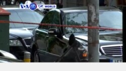 Papademos wahoze ari minisitiri w’intebe w’Ubugereki yakomerejwe na bombe yatezwe mu modoka