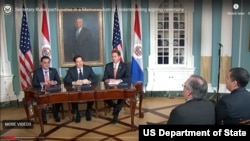 美国与巴拉圭签署第三国庇护协议。