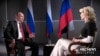 Presiden Rusia Vladimir Putin saat wawancara dengan Megyn Kelly dari NBC News