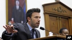 Ben Affleck testifies before Congress on Congo Dec. 19, 2012