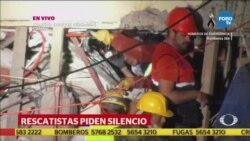 Terremoto en México: Rescatistas  luchan por sacar a niña de escombros