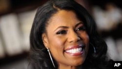 FILE - Omarosa Manigault Newman at a promotional event for 'The Apprentice' in New York City.