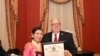 Maryland governor Larry Hogan and first lady Yumi Hogan are seen on Lunar New Year's day. (Courtesy - Executive Office of the Governor)