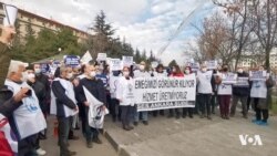 Li Enqerê Xwepêşandana Sendîkayên Saxlemîyê