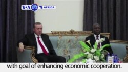 VOA60 Africa - Turkish President Recep Tayyip Erdogan starts official visit in Ghana