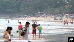 Today, the Thailand's beaches show evidence that the tourists have returned since the waves that hit on December 26th, 2004