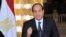 FILE - Egyptian President Abdel-Fattah el-Sissi speaks at the presidential palace in Cairo, Egypt, May 26, 2017. 
