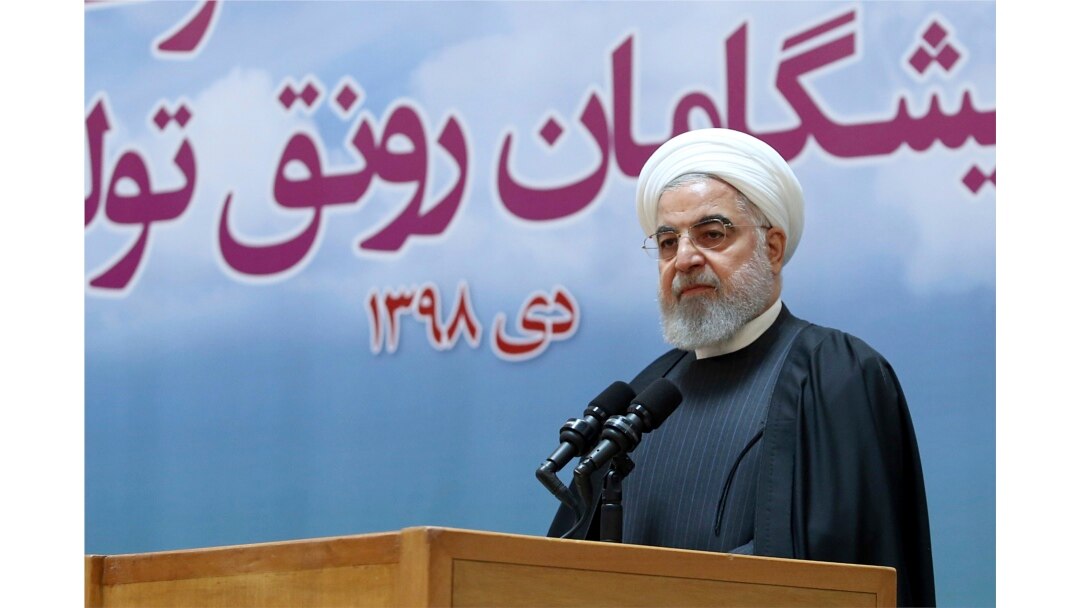 Presiden Iran Hassan Rouhani di Teheran, Iran, 14 Januari 2020.
