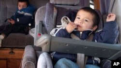 La mayor parte de los asientos para niños son considerados seguros.