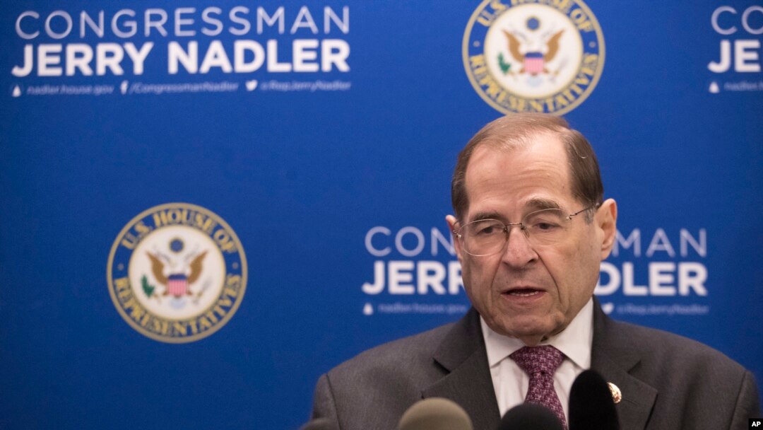 El representante demócrata Jerrold Nadler, de Nueva York, emitió citación para recibir informe de Mueller completo para el 1 de mayo de 2019.