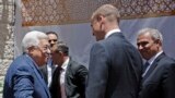 دیدار پرنس ویلیام شاهزاده بریتانیایی با محمود عباس رئیس تشکیلات خودگردان فلسطینی در رام الله
