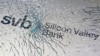 FILE PHOTO: Illustration shows SVB (Silicon Valley Bank) logo
