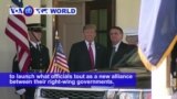 VOA60 World PM - ‘Trump of the Tropics’ Visits White House