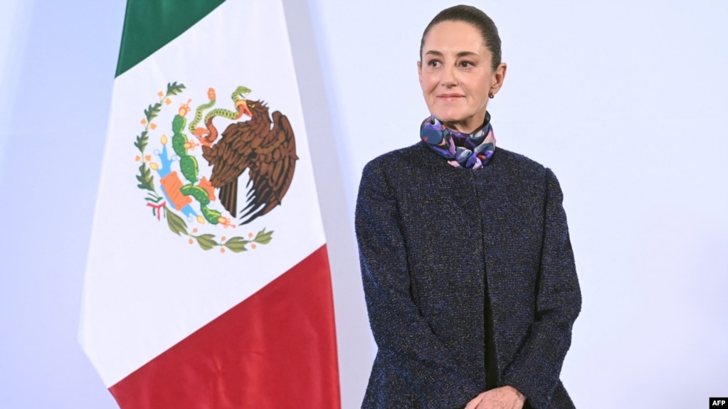 Tổng thống Mexico Claudia Sheinbaum.