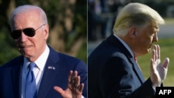 Shugaban Amurka Joe Biden da tsohon shugaban kasar Donald Trump