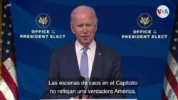 Biden insta a Trump a "defender la Constitución"